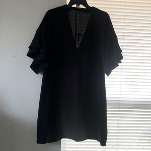 Black mini dress from Zara woman
